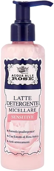 Cleansing Milk for Sensitive Skin - Roberts Acqua alle Rose Latte Detergente Idratante — photo N1