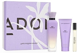 Fragrances, Perfumes, Cosmetics Adolfo Dominguez Agua Fresca Iris Vainilla - Set (edp/120 ml + edp/mini/10 ml + b/lot/75 ml)