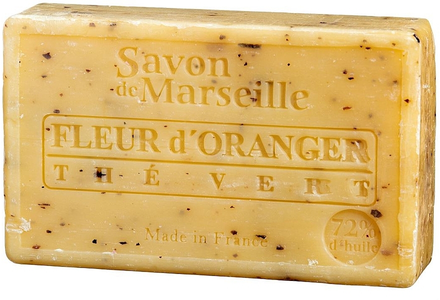 Natural Soap - Le Chatelard 1802 Savon de Marseille Orange Blossom & Green Tea Soap — photo N9