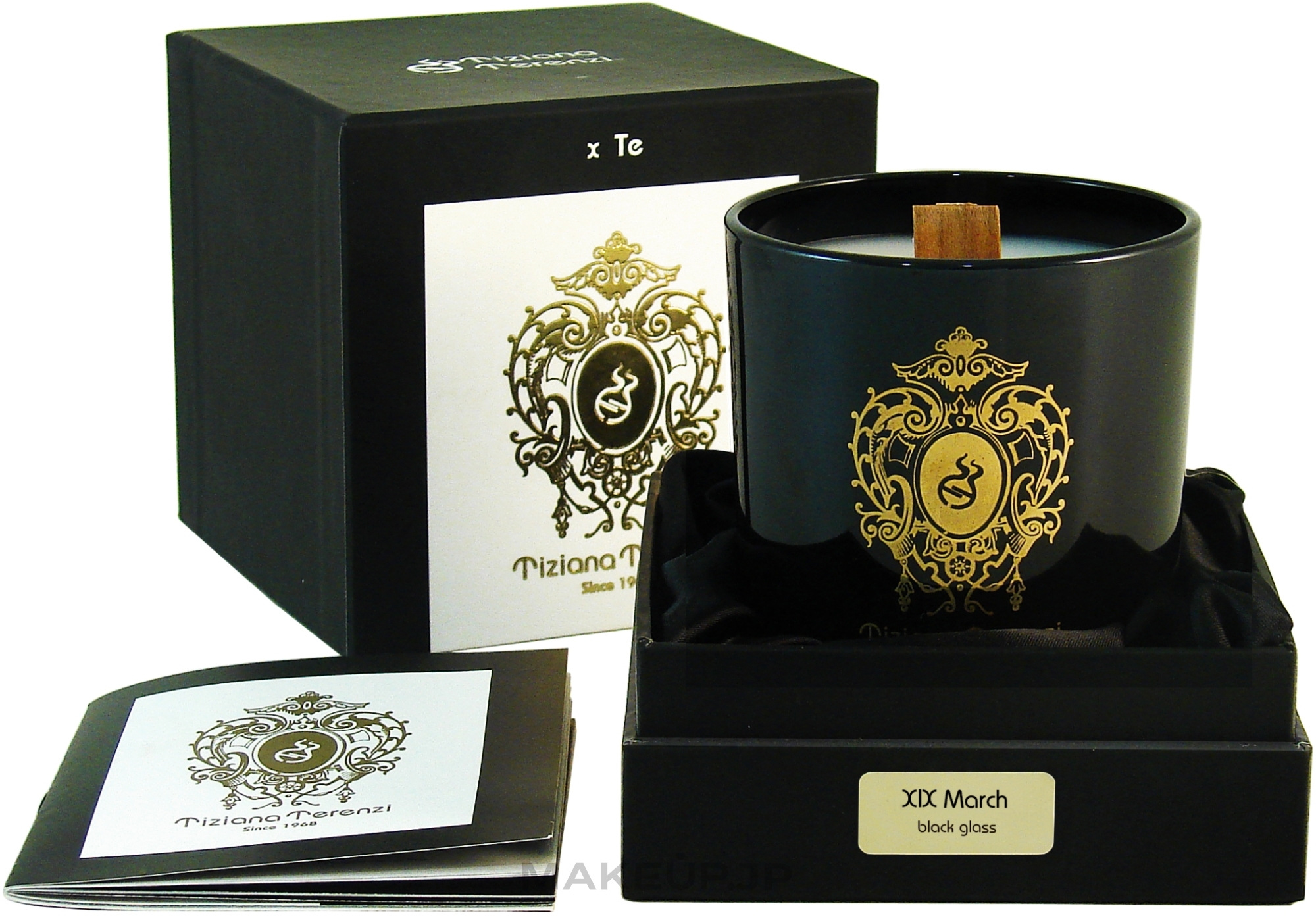 Tiziana Terenzi XIX March Scented Candle Black Glass - Perfumed Candle — photo 170 g