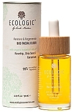 Fragrances, Perfumes, Cosmetics Face Elixir - Ecologic Cosmetics Bio Facial Elixir Restore & Regenerate