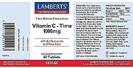 Vitamin C 1000mg Dietary Supplement - Lamberts Vitamin C Time 1000mg — photo N2