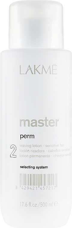 Perm Lotion for Colored & Sensitive Hair - Lakme Master Perm Waving Lotion 2 for Sensitive Hair — photo N1
