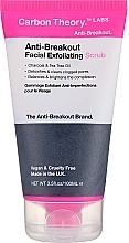 Exfoliating Face Scrub with Charcoal & Tea Tree Oil - Carbon Theory Anti-Breakout Facial Exfoliating Scrub — photo N1