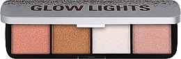 Fragrances, Perfumes, Cosmetics Highlighter Palette - Revolution Glow Lights Highlighter