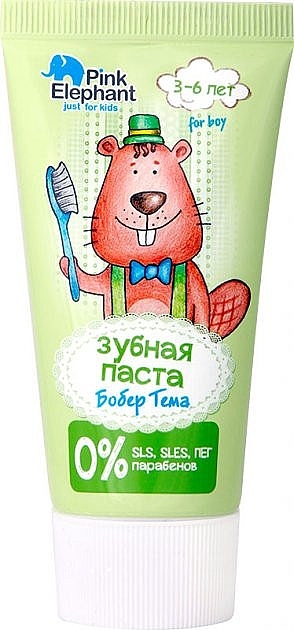 Tyoma the Beaver Toothpaste - Pink Elephant — photo N4