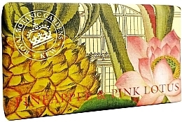 Fragrances, Perfumes, Cosmetics Pineapple & Pink Lotus Soap - The English Soap Company Kew Gardens Pineapple and Pink Lotus Soap