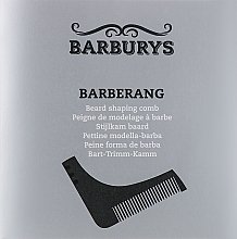 Beard Comb - Barburys Barberang Beard Shaping Comb — photo N18