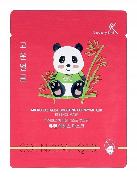 Face Sheet Mask - Beauty Kei Micro Facialist Boosting Coenzyme Q10 Essence Mask — photo N3