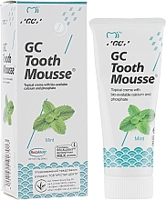 Fluoride-Free Tooth Mousse - GC Tooth Mousse Mint — photo N2