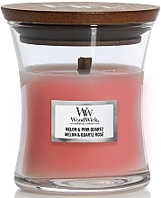 Scented Candle - WoodWick Melon & Pink Quartz — photo N3