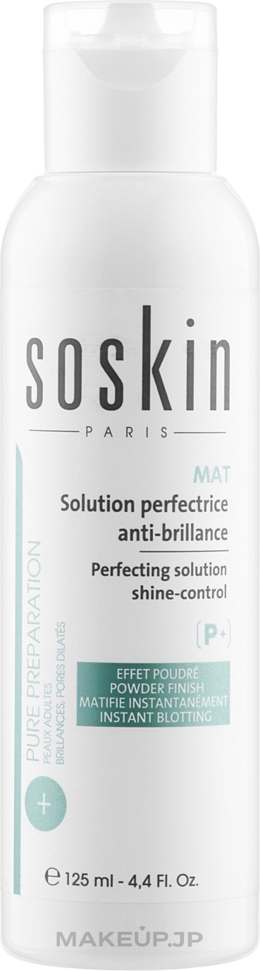 Mattifying Rejuvenating Facial Emulsion - Soskin Mat Perfecting Solution Shine-Control — photo 125 ml