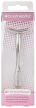 Face Massager - Brushworks Zinc T-Bar Facial Massager — photo N1