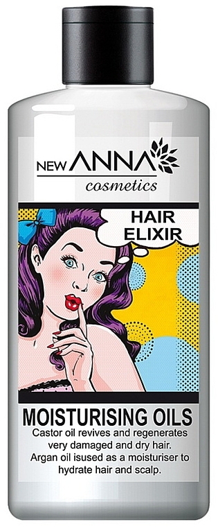 Moisturizing Oils Hair Elixir - New Anna Cosmetics Hair Elixir Moisturising Oils — photo N2