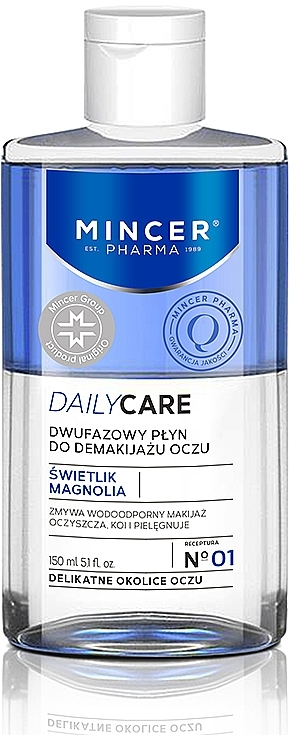 2-Phase Lip & Eye Makeup Remover 01 - Mincer Pharma Daily Care 01 — photo N2