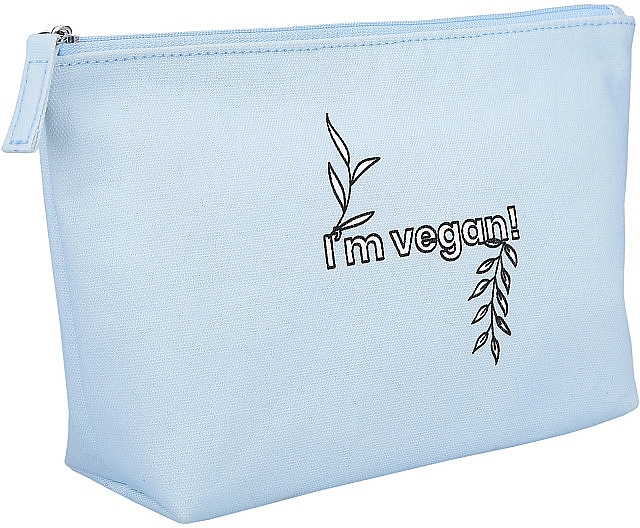 Cotton Cosmetic Bag, blue - Ilu Cotton Cosmetic Bag — photo N3