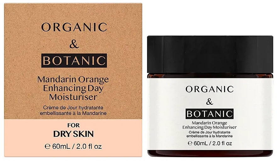 Moisturizing Day Cream for Dry Skin - Organic & Botanic Mandarin Orange Enhancing Day Moisturiser — photo N6