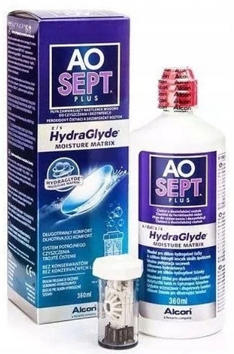 Contact Lens Solution - Alcon Aosept Plus HydraGlyde — photo N7