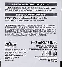 Perfumed Hand & Body Cream - Farmona Professional Perfume Hand&Body Cream (sample) — photo N2