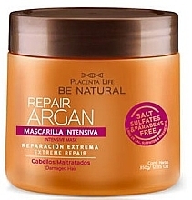 Fragrances, Perfumes, Cosmetics Revitalizing Hair Mask - Placenta Life Be Natural Repair Argan Intensive Mask