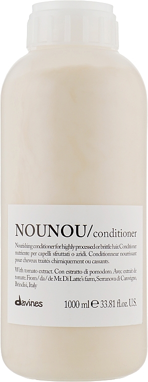 Nourishing Thickening Conditioner for Brittle & Damaged Hair - Davines Nourishing Nounou Conditioner  — photo N7