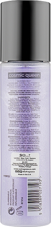 Shimmer Body Mist - So…? Glow by So Shimmer Mist Cosmic Queen — photo N4