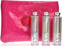 Fragrances, Perfumes, Cosmetics Set - Dior (lip/3.5g + lip/3.5g + lip/3.5g + bag)