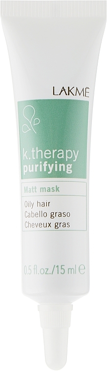 Mattifying Mask for Oily Hair - Lakme K.Therapy Purifying Matt Mask — photo N1