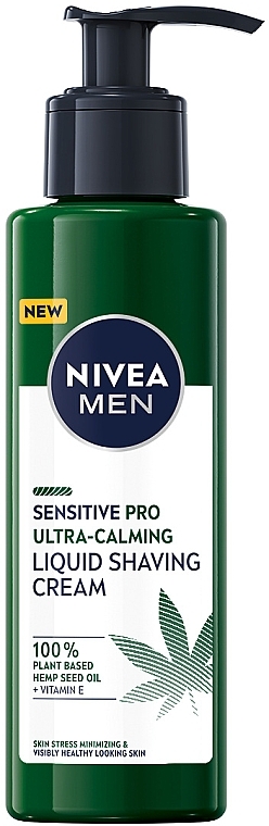 Ultra Soothing Liquid Shaving Cream - Nivea Men Sensitive Pro Ultra Calming Liquid Shaving Cream — photo N3