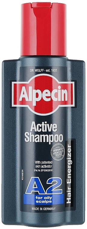 Oily Scalp Shampoo - Alpecin A2 Active Shampoo  — photo N1