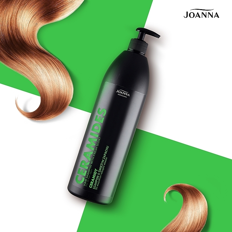 Ceramide All Hair Types Shampoo - Joanna Professional Hair Shampoo With Fresh Scent Ceramides — photo N5