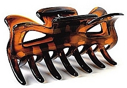 Hair Clip FA-5800, large, amber - Donegal — photo N3