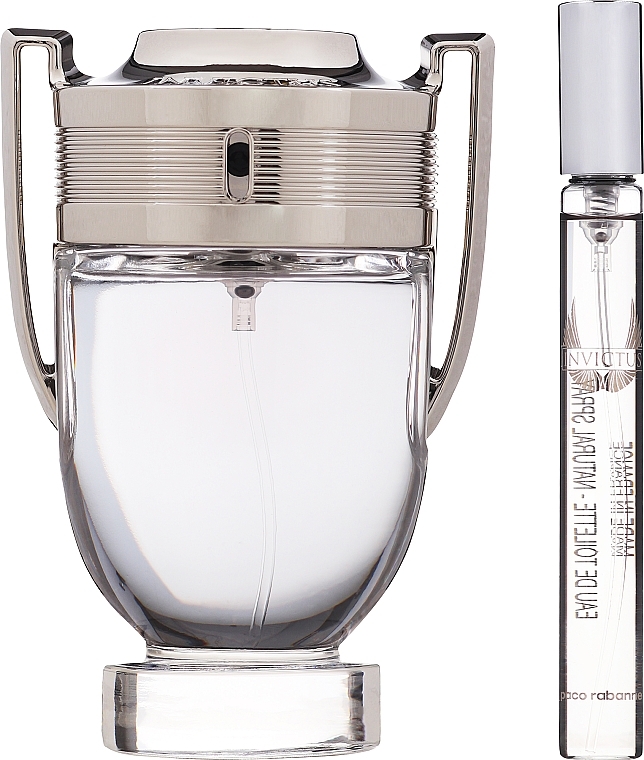 Paco Rabanne Invictus Eau - Set (edt/100ml + edt mini/10ml)  — photo N2