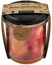 Marble Scented Candle "Mango & Black Currant" - Miabox Candle — photo N1