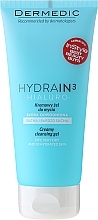 Fragrances, Perfumes, Cosmetics Body and Face Creamy Washing Gel - Dermedic Hydrain3 Hialuro