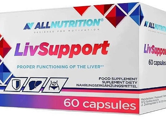 Liver Support Dietary Supplement - Allnutrition LivSupport — photo N3