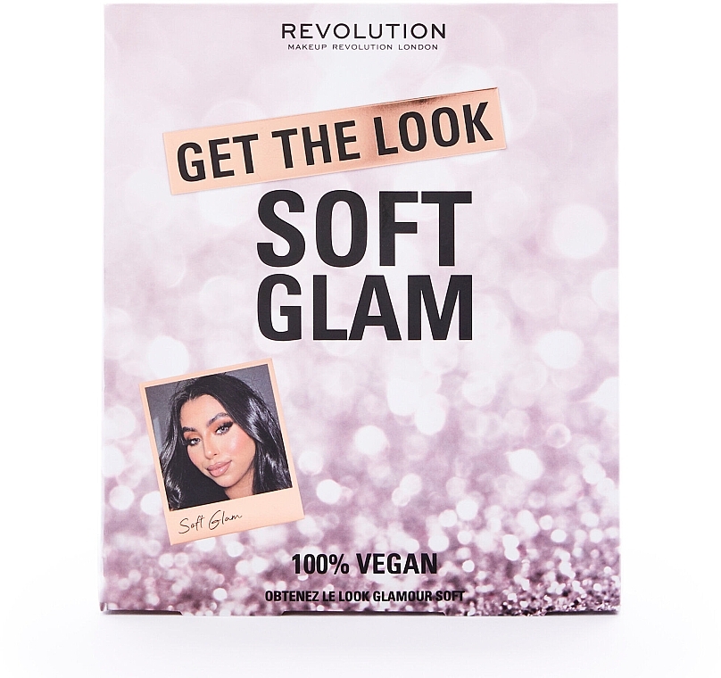 Makeup Revolution Get The Look: Soft Glam Makeup Gift Set - Set, 7 products — photo N3