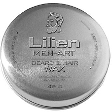 Beard & Hair Wax - Lilien Men-Art White Beard & Hair Wax — photo N1