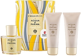 Fragrances, Perfumes, Cosmetics Acqua di Parma Magnolia Nobile - Set (edp/100ml + bth/gel/75ml + b/cr/75ml) 