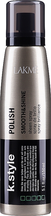 Hair Shine Spray - Lakme K.Style Smooth&Shine Polish Sheen Spray — photo N1