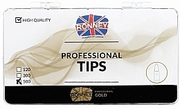 Fragrances, Perfumes, Cosmetics Nail Tips, almond, transparent, 500 pcs - Ronney Professional Tips