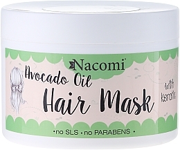 Hair Mask - Nacomi Natural With Keratin & Avocado Oil Hair Mask — photo N3