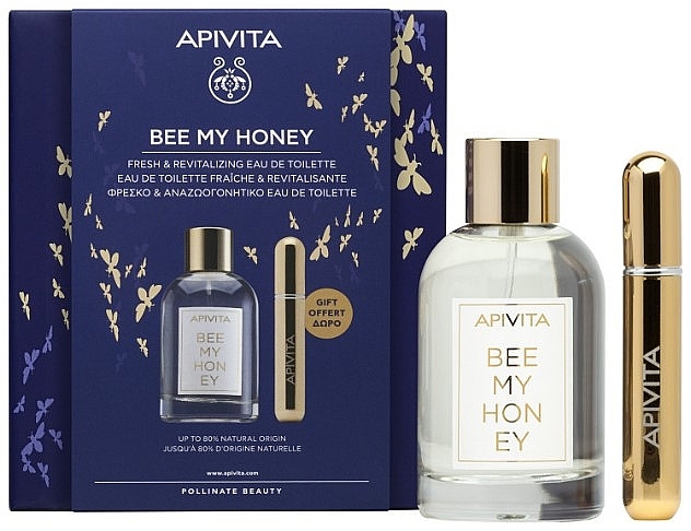Apivita Bee My Honey - Set (edt/100ml + edt/8ml) — photo N1