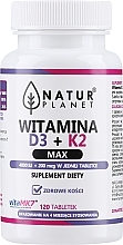 Vitamin D3+K2, Tablets - NaturPlanet Vitamin D3 + K2 Max 4000IU + 200 mcg — photo N3