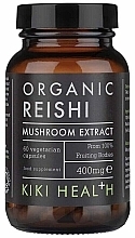 Organic Reishi Mushroom Extract, 60 Capsules - Kiki Health Organic Reishi Mushroom Extract 400mg — photo N1