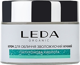 Fragrances, Perfumes, Cosmetics Moisturizing Night Face Cream - Leda Moisturizing Night Cream