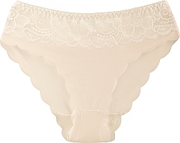 Elastic Bikini Briefs, beige - Moraj — photo N1