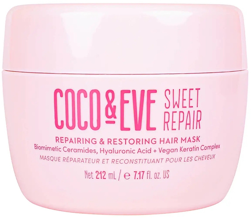 Revitalizing Hair Mask - Coco & Eve Sweet Repair Repairing And Restoring Hair Mask — photo N1