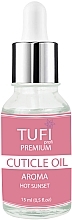 Cuticle Oil 'Sunset Hot' - Tufi Profi Premium Aroma — photo N5