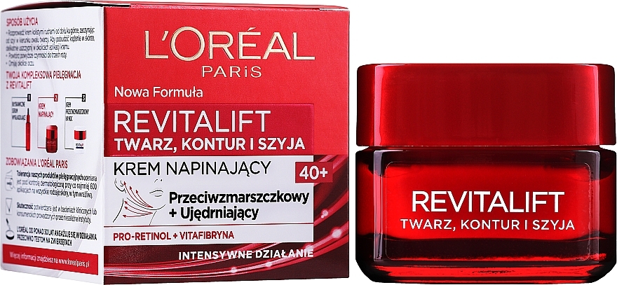 Face and Neck Contour Cream - L'Oreal Paris Revitalift — photo N2